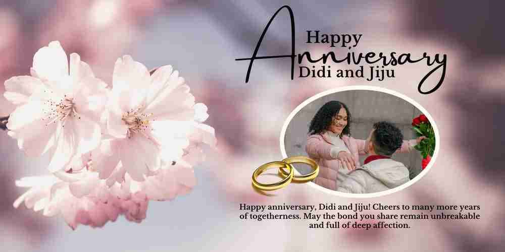 Happy Anniversary Didi and Jiju: 50+ Unique Wishes, message for sister