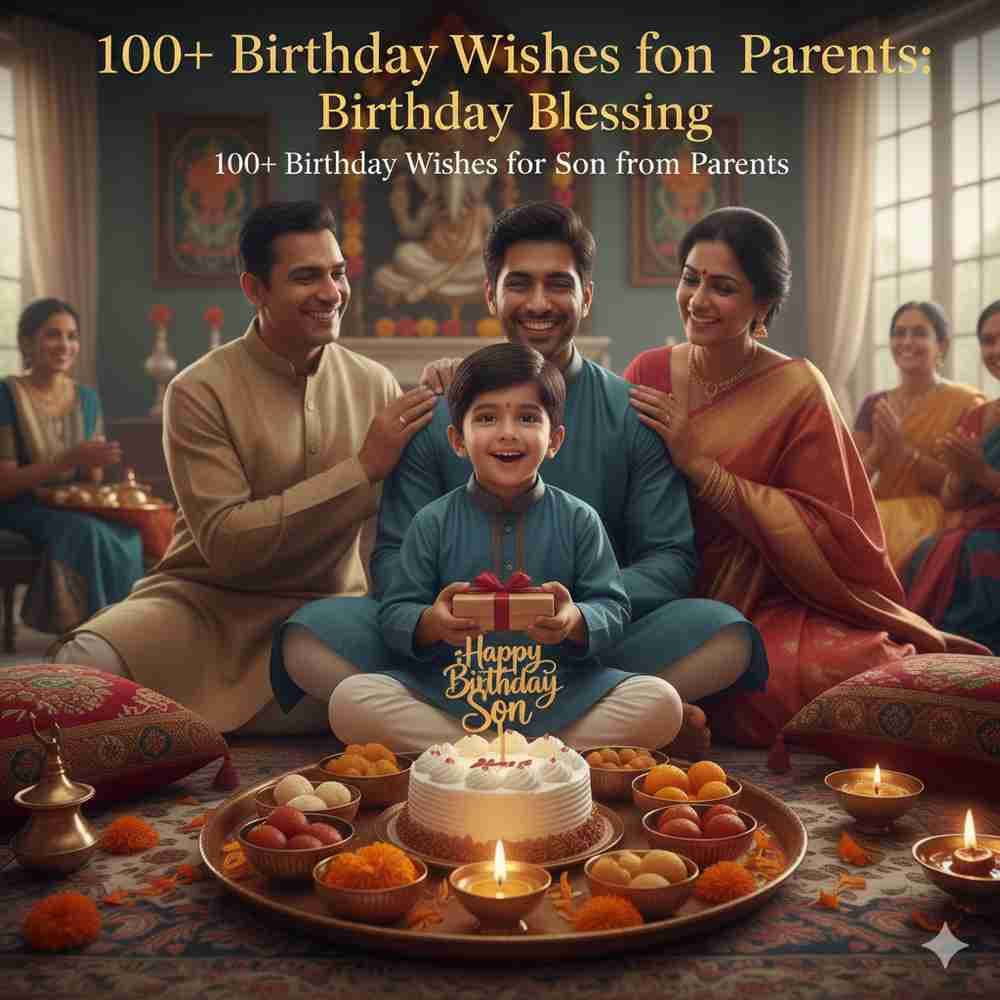 100+ Birthday wishes for Son from Parents: Birthday Blessing