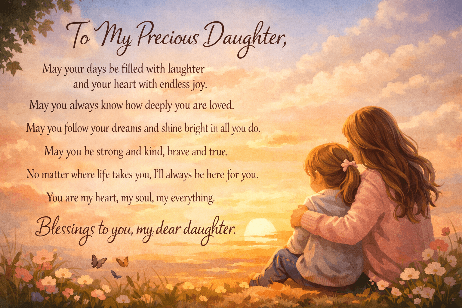 Birthday Blessing for daughter