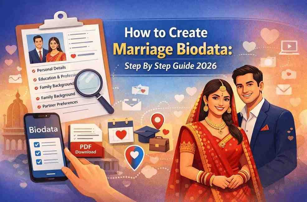How to create biodata for second marriage?